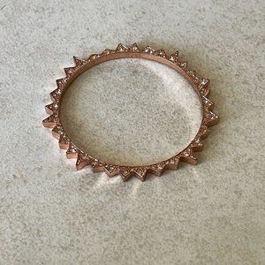 CC Skye Rose Gold Pave Bangle Bracelet